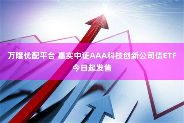 万隆优配平台 嘉实中证AAA科技创新公司债ETF今日起发售